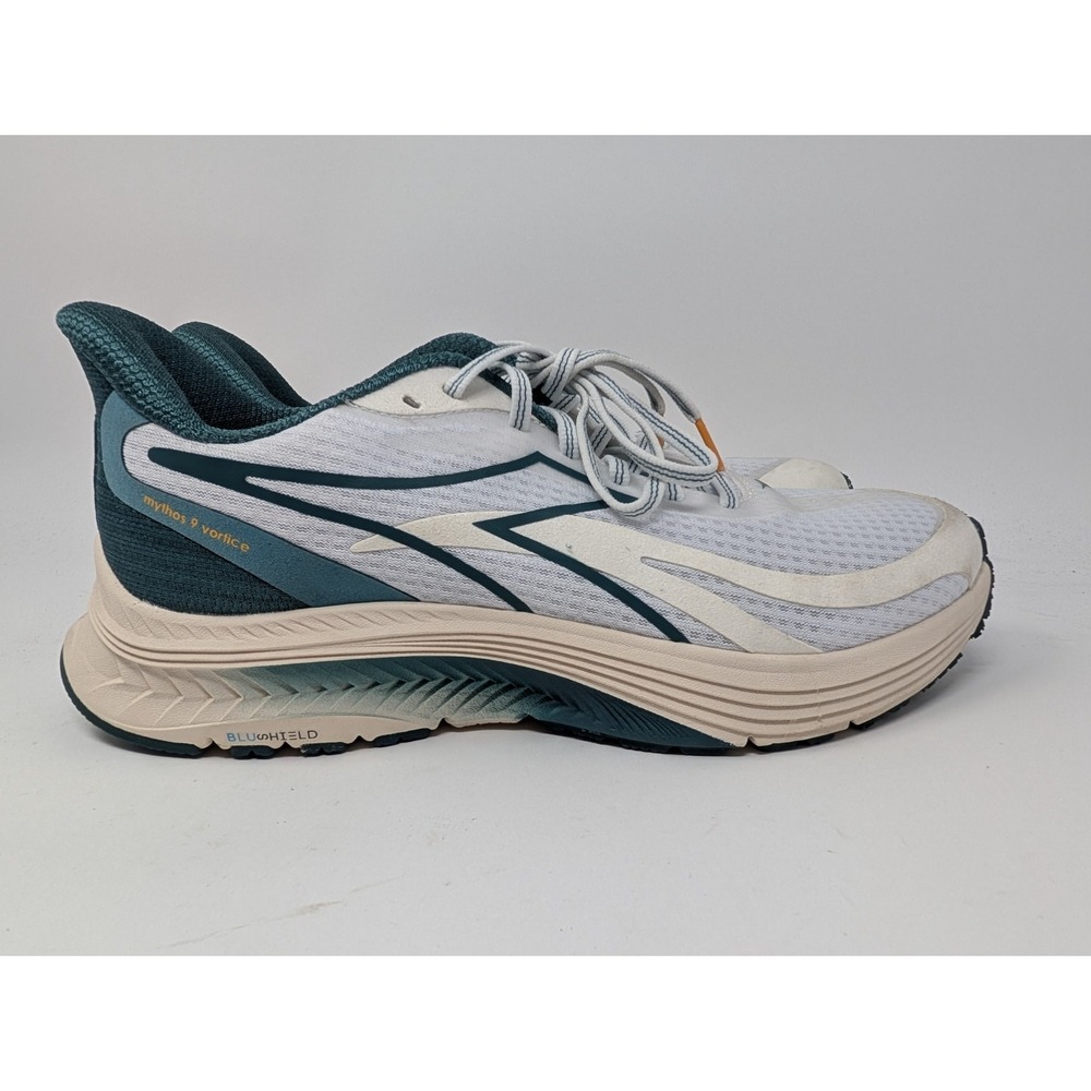 Diadora Mythos Blushield 9 Vortice Mens Size 10.5 White Green Running Shoes